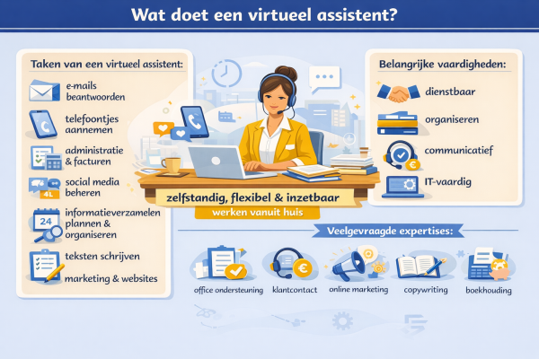 Wat doet een virtueel assistent